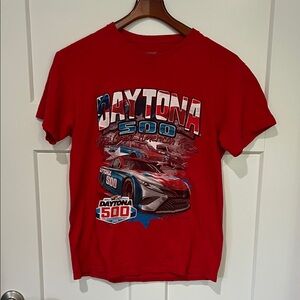 NASCAR Red Daytona 500 Graphic T-Shirt sz M